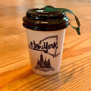 Starbucks New York City Ornament - Black and White